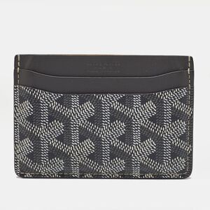 Goyard Saint Sulpice Grey Goyardine Coated Canvas Card Holder